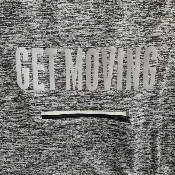 Forever 21 Women's Activewear Thumb Hole Quarter Zip Gray Pullover Small - Picture 6 of 9